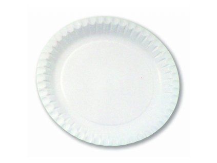 Papierový tanier plytký 18cm 100ks