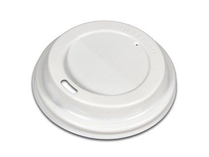 Plastové viečko biele 62 mm ’Coffee to go’ 100ks