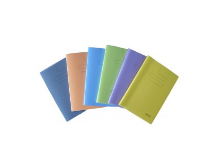 Zošit Herlitz 564, A5, s PP obalom, mix farieb