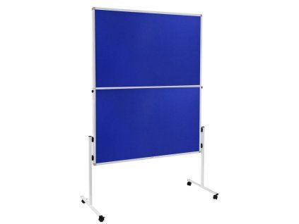 Moderačná tabuľa plstená 150x120 cm ECONOMY modrá