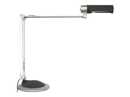 Lampa stolná MAUL Office strieborná/čierna