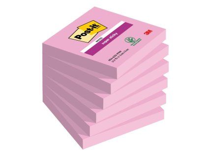 Samolepiaci bloček Post-it Super Sticky svetlo ružové 76x76mm