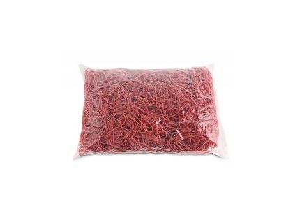 Gumičky Office Products 50mm 1kg červené