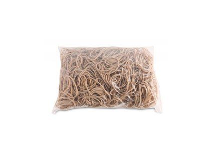 Gumičky Office Products 50mm 1kg prírodná farba