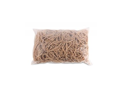 Gumičky Office Products 80mm 1kg prírodná farba