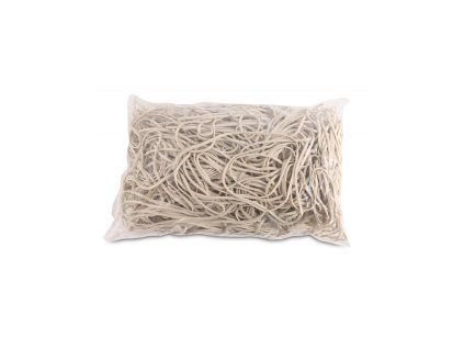 Gumičky Office Products 130mm 1kg biele