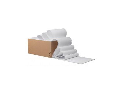 Tabelačný papier, 12’x25cm/1+0, s BP 60g 2000 zložiek