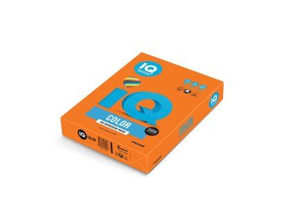 Farebný papier IQ color oranžový OR43, A4, 80g
