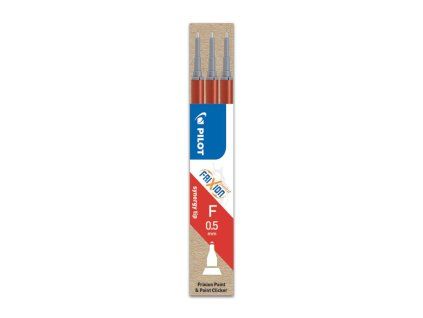 Náhradná náplň do gumovacieho rollera PILOT Frixion Point 0,5 mm červená 3ks