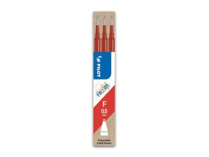 Náhradná náplň do gumovacieho rollera PILOT Frixion 0,5 mm červená, 3 ks