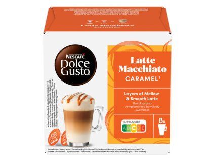 Kávové kapsule DOLCE GUSTO Latte Macchiato Caramel (16 ks)