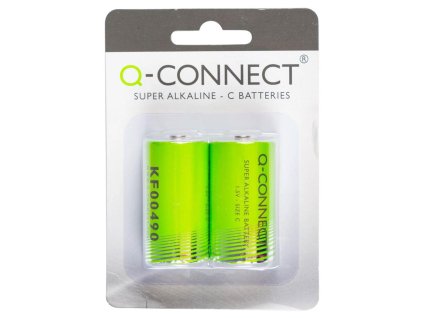 Batéria Q-CONNECT, LR14, C, malý monočlánok, 2 ks