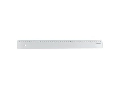 Pravítko Q-CONNECT 40 cm, transparentné