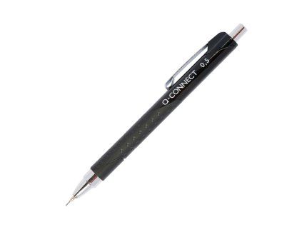 Mikroceruzka Q-CONNECT s kovovým mechanizmom 0,5 mm čierna