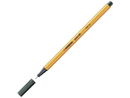Liner STABILO point 88 olivovo zelený