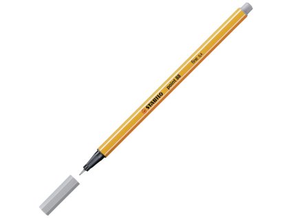Liner STABILO point 88 stredne sivý