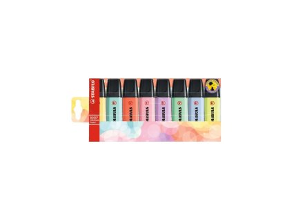 Sada zvýrazňovačov STABILO Boss pastel 8ks