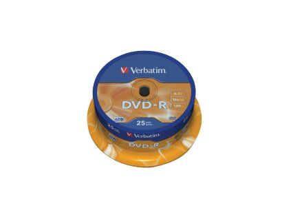 Verbatim DVD-R 16x cake25