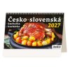 Stolový kalendár riadkový 22,6x13,9 cm - Česko-slovenská kuchárka 2027