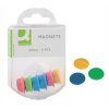 Magnety Q-CONNECT 20 mm, mix farieb, 6 ks