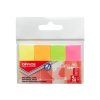 Samolepiace záložky Office Products 20x50mm neon 4x50 lístkov