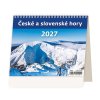 Stolový kalendár riadkový 17,1x13,9 cm - MiniMax České a slovenské hory 2027