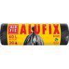 Vrecia na odpadky Alufix 60 ℓ 20 ks Economy, 13 mic., 59 x 72 cm, čierne, HDPE