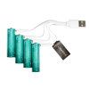 Batéria Q-CONNECT AA tužková nabíjateľná USB-C 4 ks