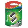 Strúhadlo KEYROAD Metal hliníkové, 2 ks, blister