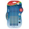 Guľôčkové pero KEYROAD Soft Jet 0,7 mm, blister 6 ks, modré