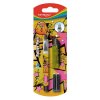 Guľôčkové pero KEYROAD 0,7 mm, blister, 2 náplne, mix farieb