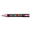 Popisovač uni POSCA PC-5M metalicky ružový