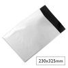 Plastové kurierske obálky na zásielky Q-CONNECT 230 x 325mm biele 100ks