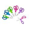 Detské nožnice DONAU Soft Grip okrúhlá čepeľ, 13 cm, mix farieb, displej 30 ks