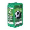 Peračník GIMBOO 3-zipsový plný, Futbal, zelený