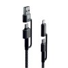 Kábel USB Swissten KEVLAR 4in1