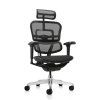 Kancelárska stolička Sirius NEO, sieť/ čalúnený sedák, čierna