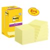 Silný samolepiaci bloček Post-it,76mm x 76mm, 90 lístkov v bločku, kanárikovo žltý,12 bločkov v balení
