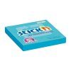 Samolepiaci bloček Stick’n Hopax, 360°, 76x76 mm, modrý