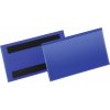 Magnetické vrecko na štítok 150 x 67 mm 50 ks modré